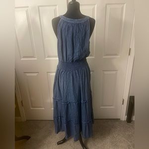 Lightweight Denim Sleeveless Dress